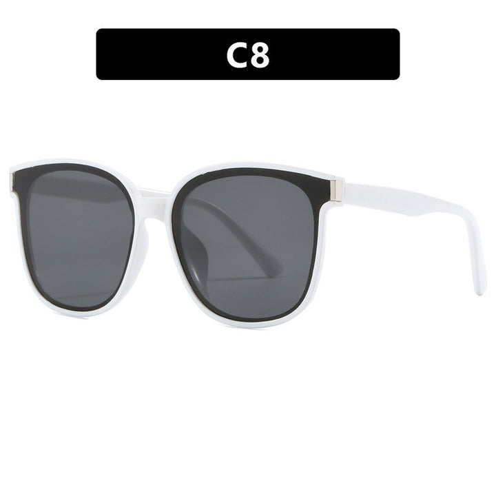 Women's stylish sunglasses with high-quality, transparent plastic frame Kalsten