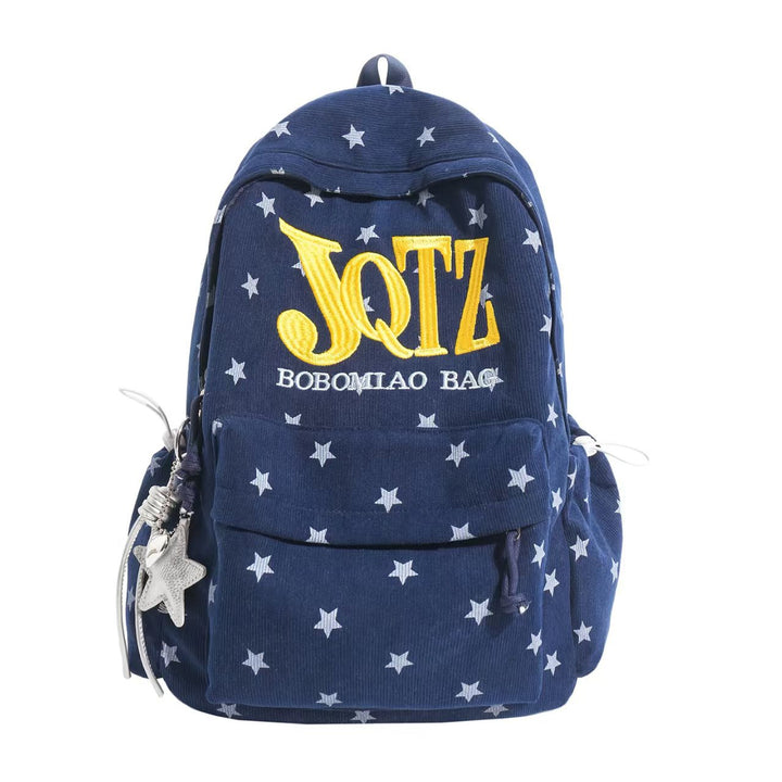 Star-Embellished Casual Backpack Kalsten