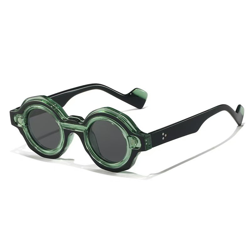Ladies fashionable sunglasses with unique round design Kalsten