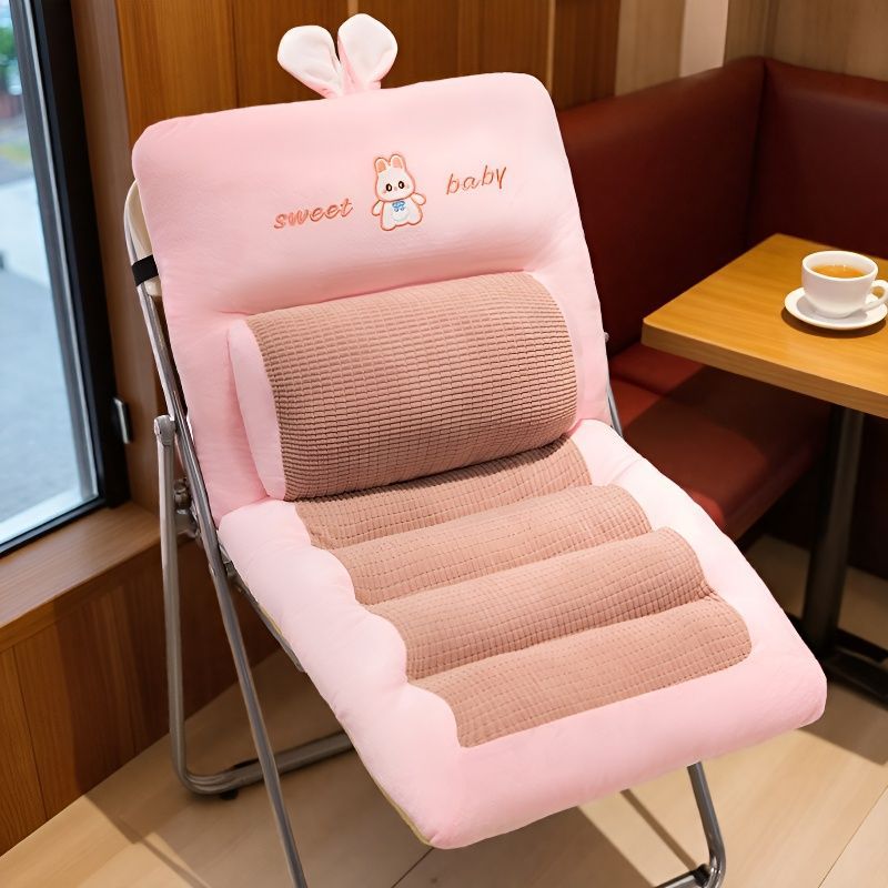 Plush seat cushion with ergonomic back support Kalsten