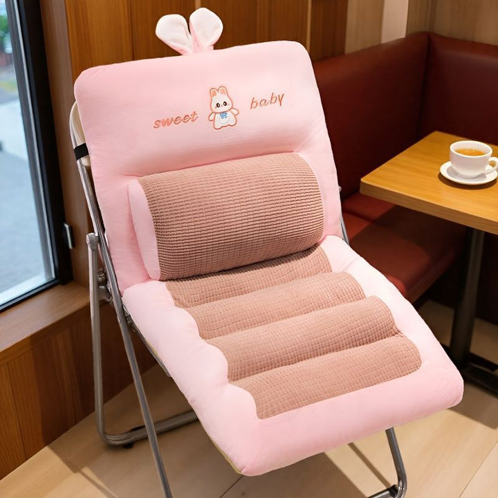 Plush seat cushion with ergonomic back support Kalsten
