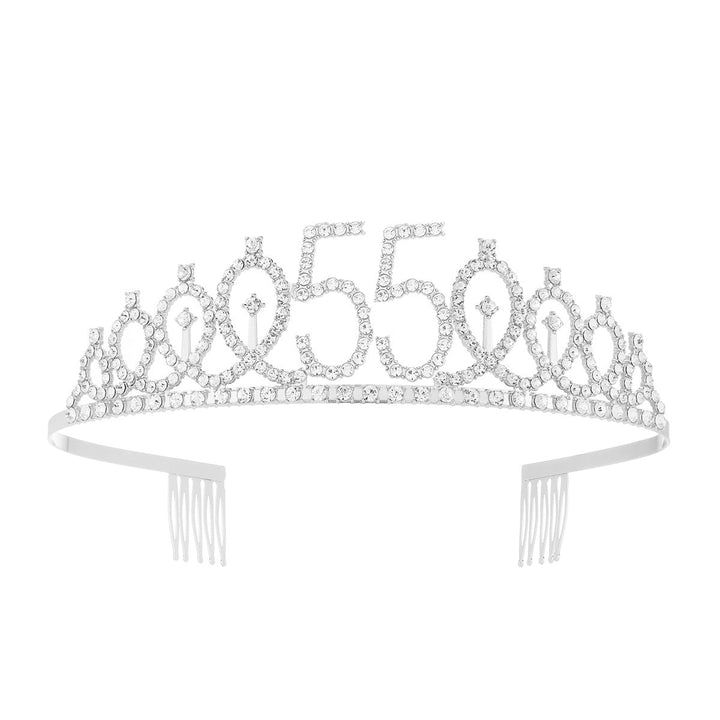 Women's Crystal-Embellished Tiara with Elegant Design Kalsten