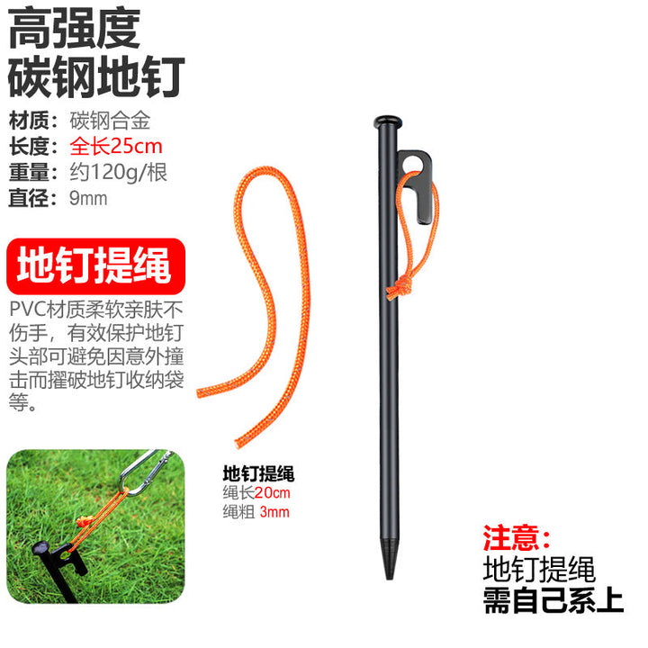 robust steel peg for tent anchoring Kalsten