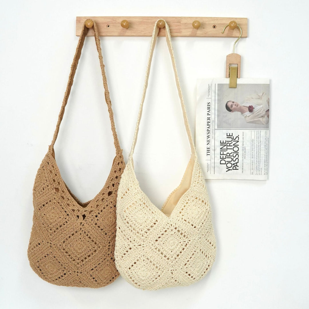 Hand-knotted shoulder bag Kalsten