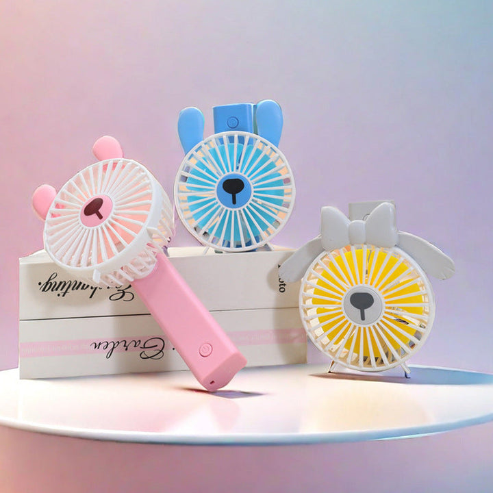 Women's Portable Mini Fan with Cute Design Kalsten