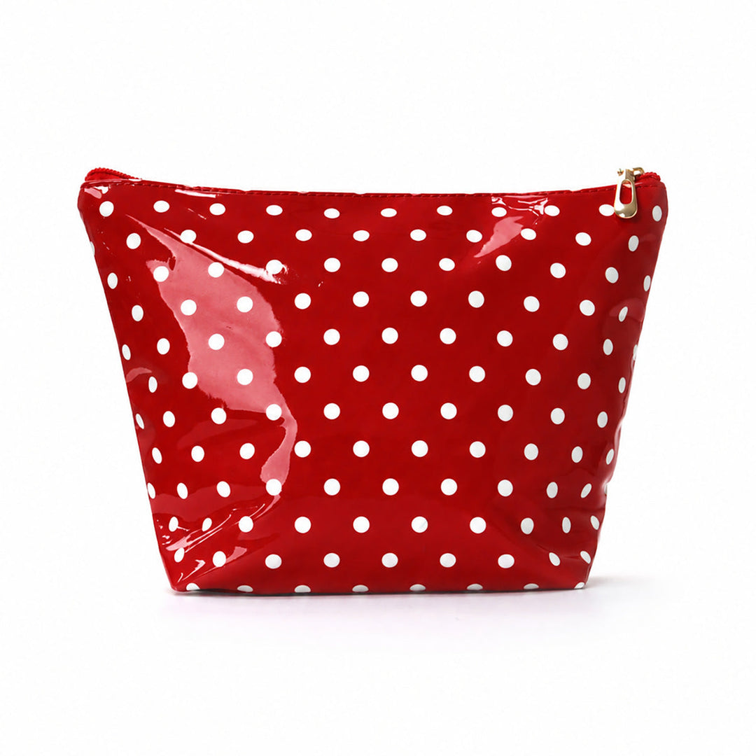 Water-repellent cosmetic bag with polka dot design Kalsten