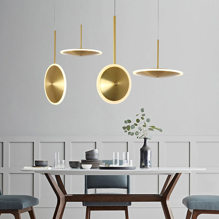Modern Gold Chandelier Round Restaurant Lamps | Kalsten