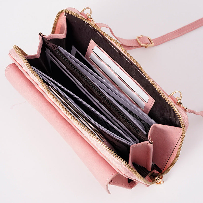 Handbag with multifunctional compartments and removable shoulder strap Kalsten