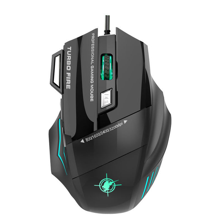 High-precision gaming mouse with adjustable DPI and RGB lighting Kalsten