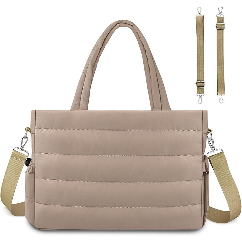 Padded shoulder bag with detachable shoulder strap Kalsten