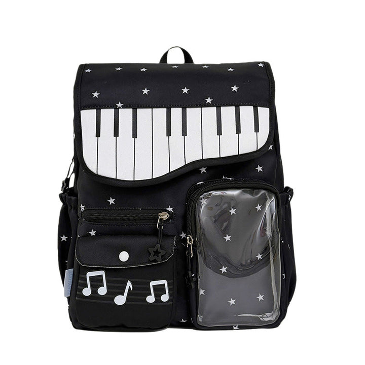 Piano-Themed Casual Backpack Kalsten