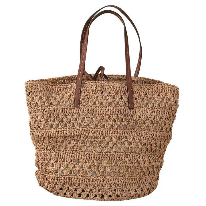 Large Basket Shopper Made of Handwoven Natural Material Kalsten