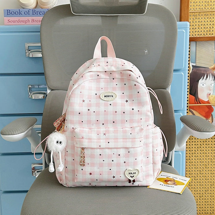Cute Patterned School Backpack