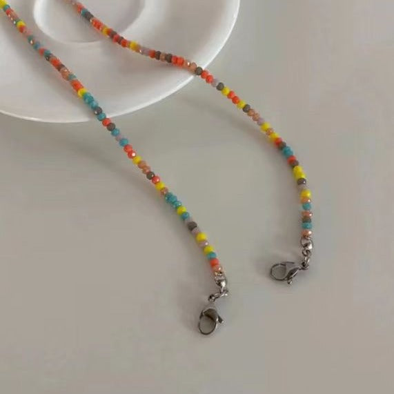 Colorful Bead-Glass-Necklace Kalsten