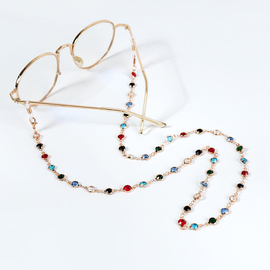 Decorative Gemstone Eyewear Chain Kalsten