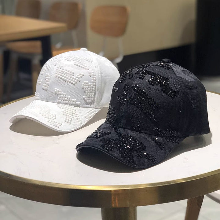 Women's Embellished Sequin Baseball Cap Kalsten