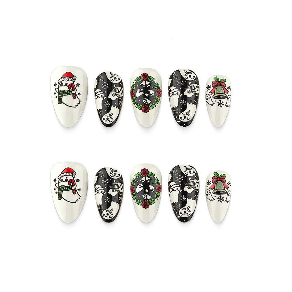 Artificial nails with Christmas design Kalsten