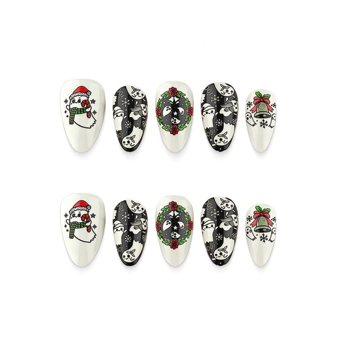 Artificial nails with Christmas design Kalsten