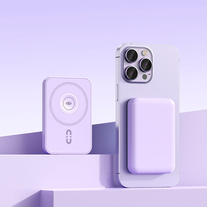 Magnetic Power Bank with Integrated Fast Charging Function and Couplable Design Kalsten