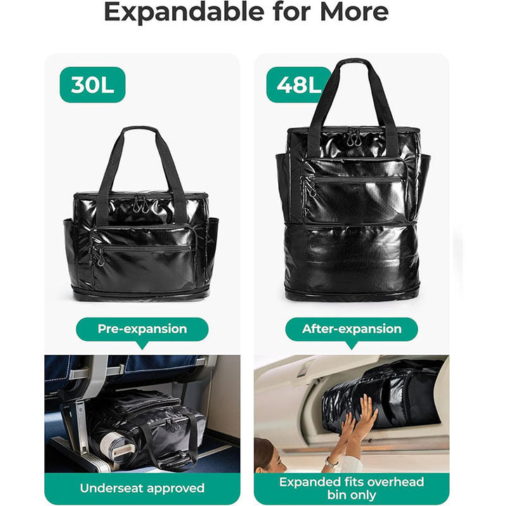 Rolling multifunctional travel bag with multiple compartments Kalsten