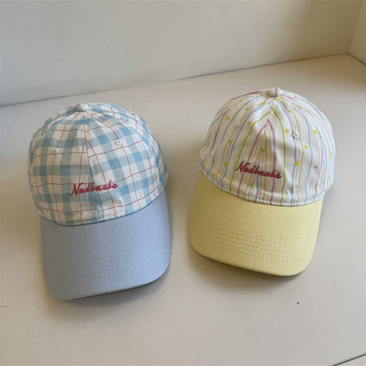 Women's Adjustable Plaid Baseball Cap Kalsten