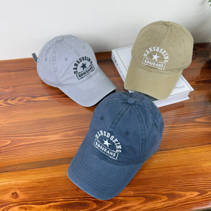 Men's Distressed Vintage Style Baseball Cap Kalsten