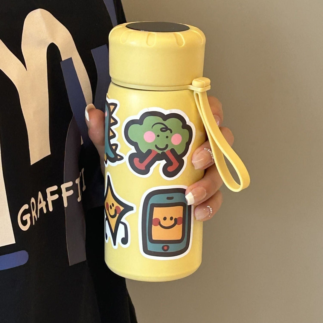 Ladies stylish water bottle with funny sticker motifs Kalsten