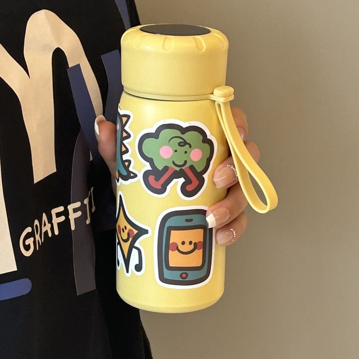 Ladies stylish water bottle with funny sticker motifs Kalsten