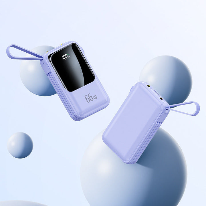 Portable power bank with 66W fast charging function and digital display Kalsten