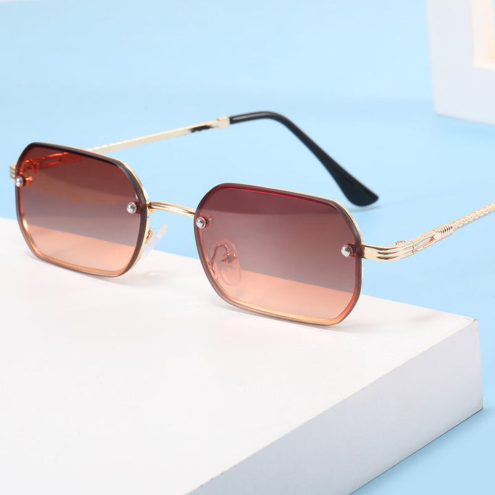 Women's stylish octagonal sunglasses with luxurious metal frame Kalsten