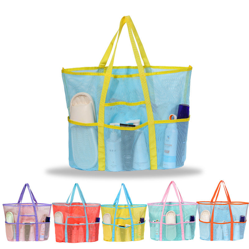 Spacious and Breathable Beach Bag Made of Mesh Material Kalsten