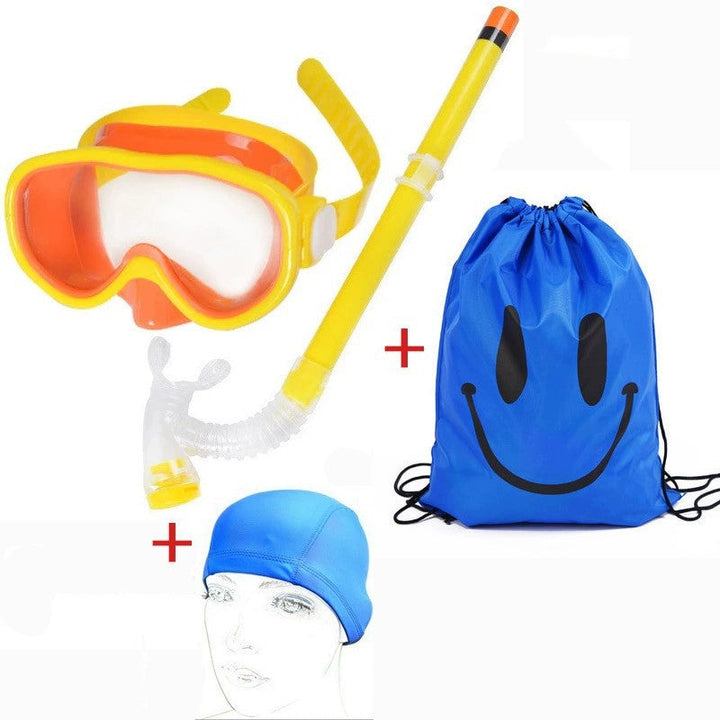 Diving goggles set with breathable snorkel and waterproof backpack Kalsten