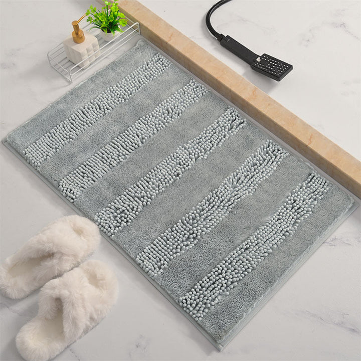 Plush Textured Shower Rug
