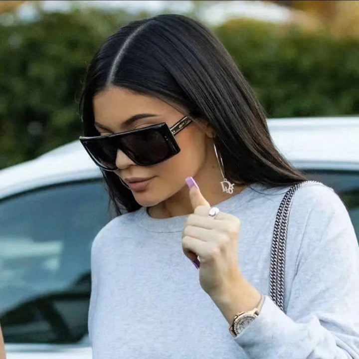 Women oversized sunglasses with stylish, narrow frame Kalsten