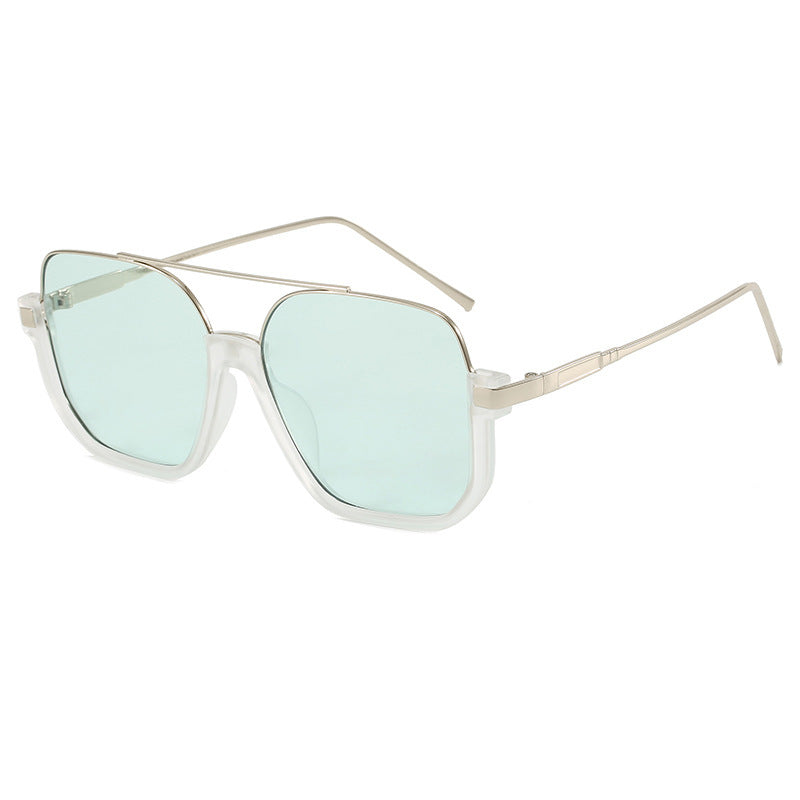 Women's Fashion Sunglasses with Curved Metal Frame and UV Protection Kalsten