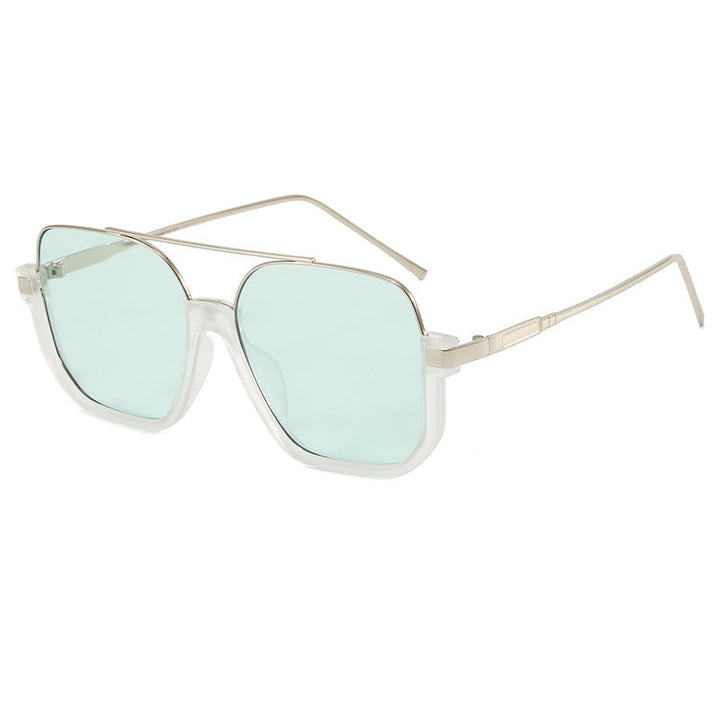 Women's Fashion Sunglasses with Curved Metal Frame and UV Protection Kalsten