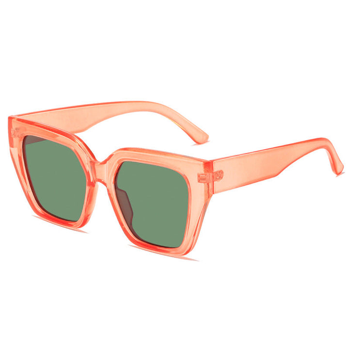 Women's Fashion Oversized Sunglasses with Animal Print Kalsten