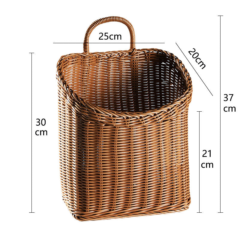 Women's Handwoven Basket with Practical Carry Handle Kalsten