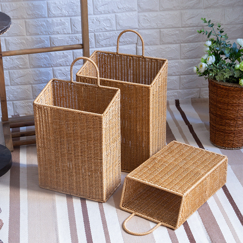 Unisex storage basket with practical carrying handle Kalsten