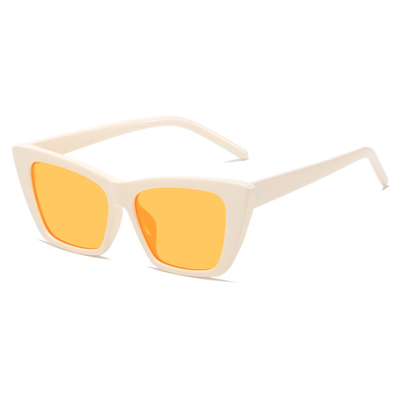 Women's trendy oversized sunglasses with innovative transparent frame Kalsten