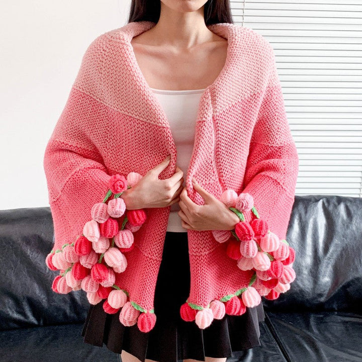 Handmade Bouquet of Crocheted Flowers Kalsten