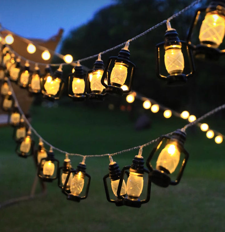 Outdoor Solar Star And Globe String Lights With Waterproof Copper Wire Kalsten