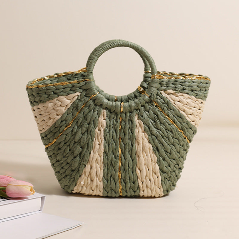 Handcrafted basket bag with innovative design Kalsten