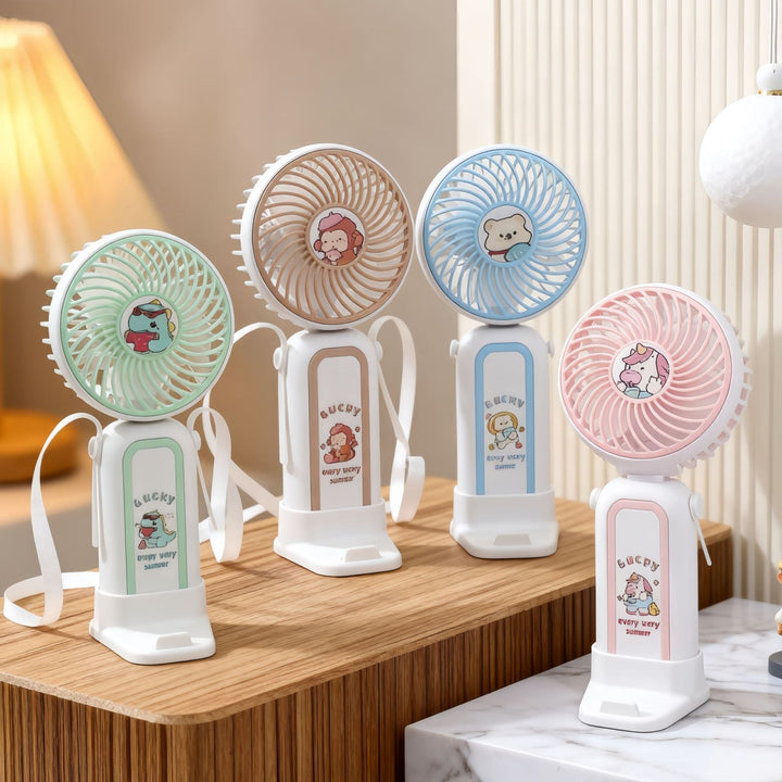 Ladies Portable Hand Fan with Cute Design Kalsten