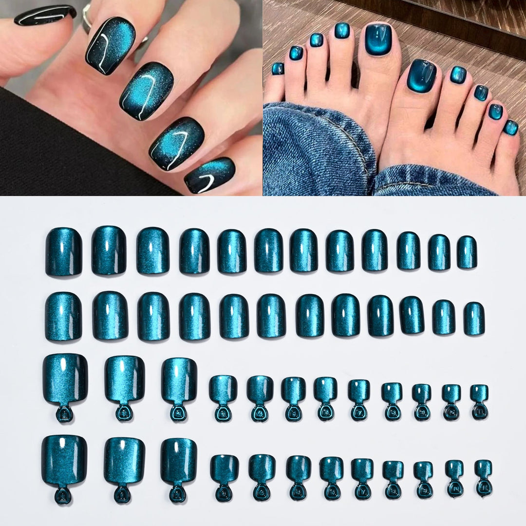 Premium Glossy Press-On Nail Tips Set Kalsten