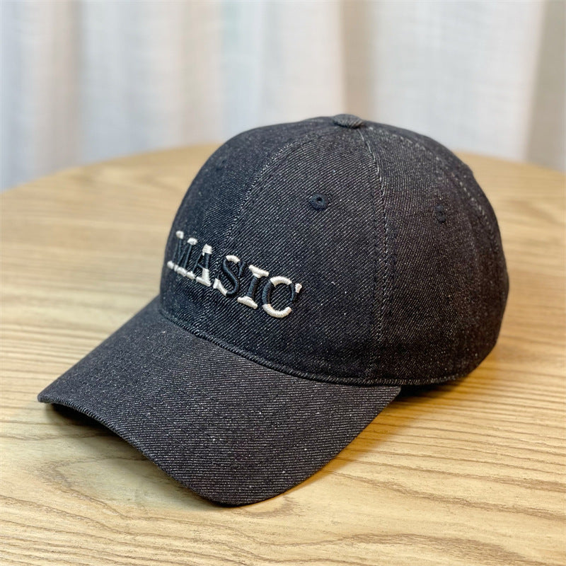 Women's Embroidered Denim Baseball Cap Kalsten