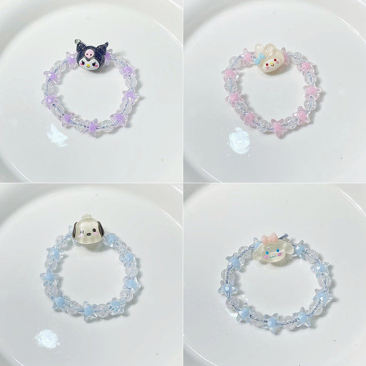 Playful bracelet with stars and cute pendant Kalsten