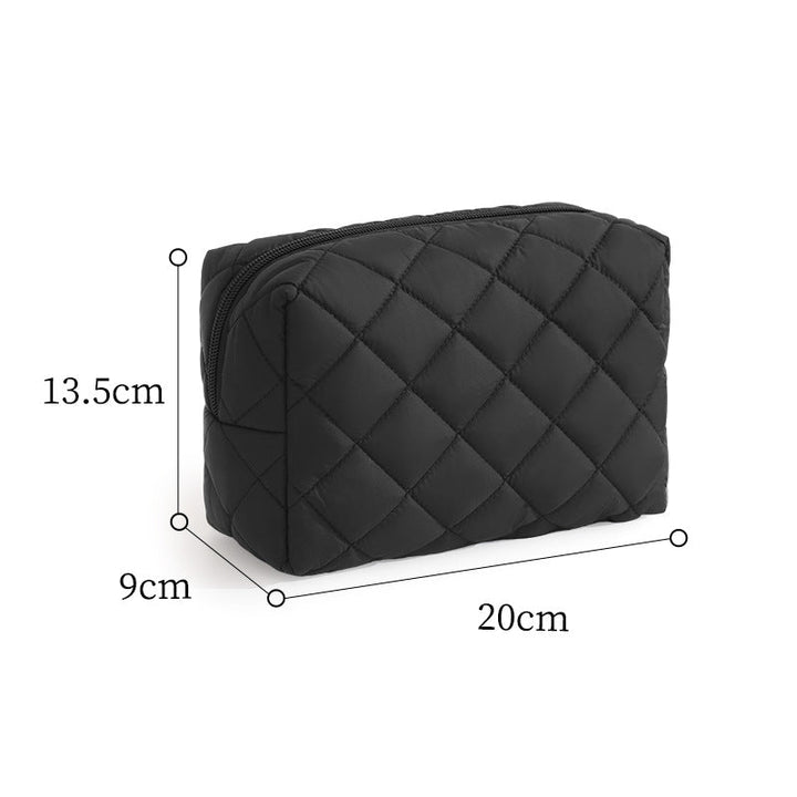 Quilted Leopard Print Makeup Case Kalsten
