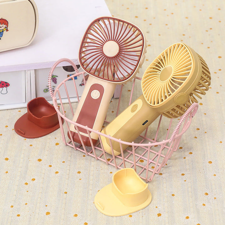 Women's Portable USB Hand Fan with Adjustable Tilt Angle Kalsten
