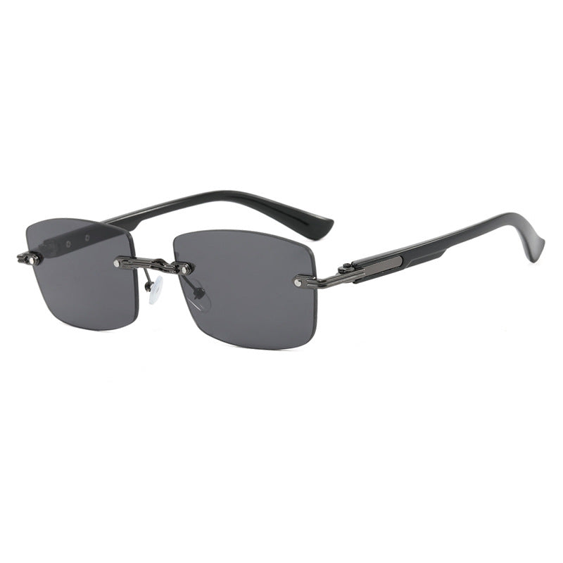 Women square sunglasses with wooden frame and gradient lenses Kalsten